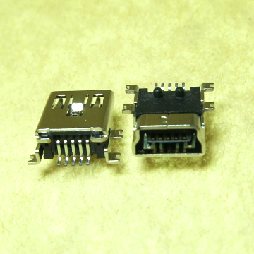 MINI USB B TYPE 5 PIN CONNECTOR SMT