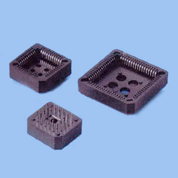 2110  PLCC SOCKET DIP TYPE Pitch:2.54mm PBT and PPS RoHS (11/07)