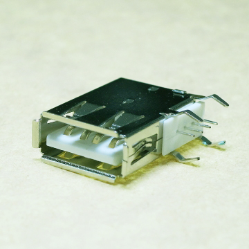 3210-SRWE-01UW USB A TYPE 90° Upright White Housing  RoHS