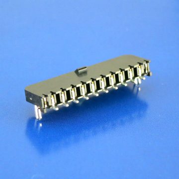 Wafer 3.0mm Single Row Right Angle SMT Type With Solderable Retention Clip