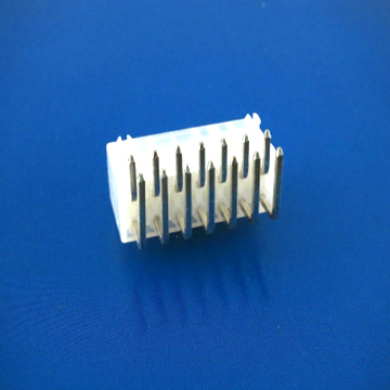4311-xxR1E Mini Fit Wafer 4.2mm Dual row / Right Angle / Square pin with locating pegs