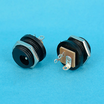 3387-3PAVE / 3387-3PBVE DC Power JACK 3PIN 2.0mm AND 2.5mm  WITH NUT VERTICAL TYPE